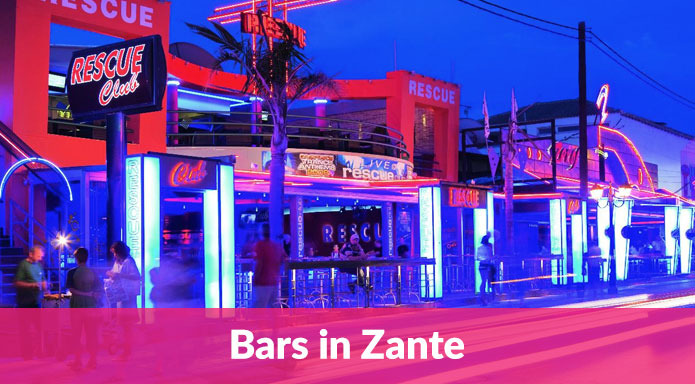Bars in Zante