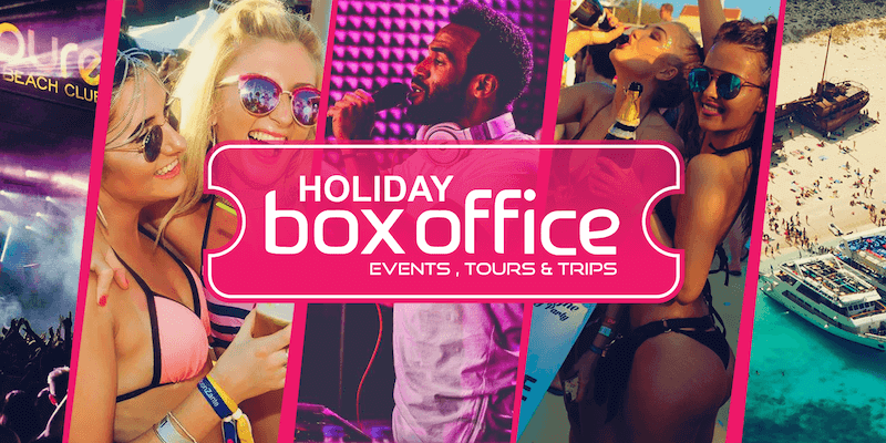 Holiday Box Office Zante events 2022