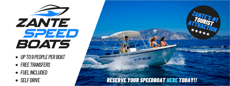 Zante Speed Boats Rental ad 2022