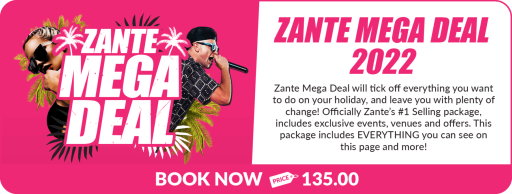 Zante Mega Deal banner desktop