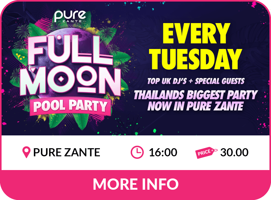 Full Moon Pool Party Zante 2023
